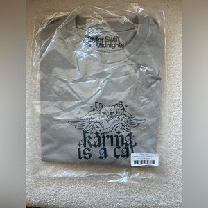 NWT Taylor Swift Midnights Karma is a Cat Cropped T-shirt - Small